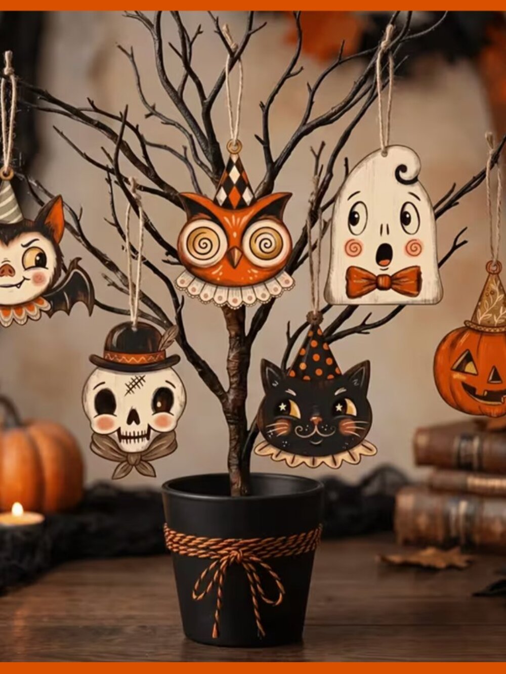 Halloween Ornament Set (6 Pieces)